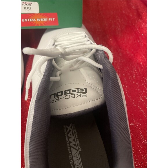 Skechers GO GOLF Pivot Spikeless Golf White/ Gray Shoes Men 11 Extra Wide New main image 8